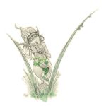 PRIESTERS MAHL _ Bleistift, Aquarell