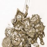 ELFENHAUFEN _ Bleistift, digitale Bearbeitung