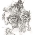 ELFEN UND TROLLE_Bleistift
