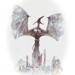 DRACHE DER APOKALYPSE _ Aquarell