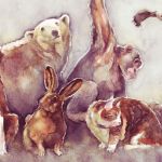 TIERGRUPPENCOVER-AUSSCHNITT_ Reader's Digest _ Aquarell